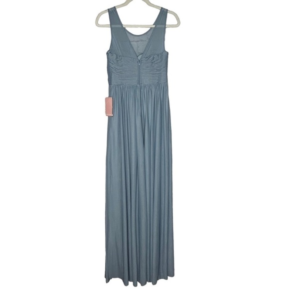 NWT Birdy Grey Blue Tulle Ryan Maxi Dress - Picture 4 of 15